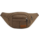 Canvas Waist Bag Chest Pack Hip Hop Bum Pack Phone Pocket Pack