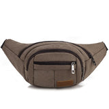 Canvas Waist Bag Chest Pack Hip Hop Bum Pack Phone Pocket Pack