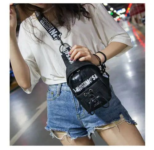 Women Waist Bag Pack Purse Chest Shoulder Bag Travel Pouch Zipper Purse