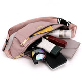 Women Waist Bag Waterproof Shoulder Messenger Bag Sport Casual Ladies