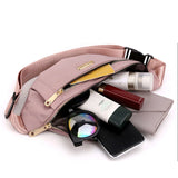 Waterproof Women Waist Bag Crossbody Purse Sport Cash Casual Phone Large