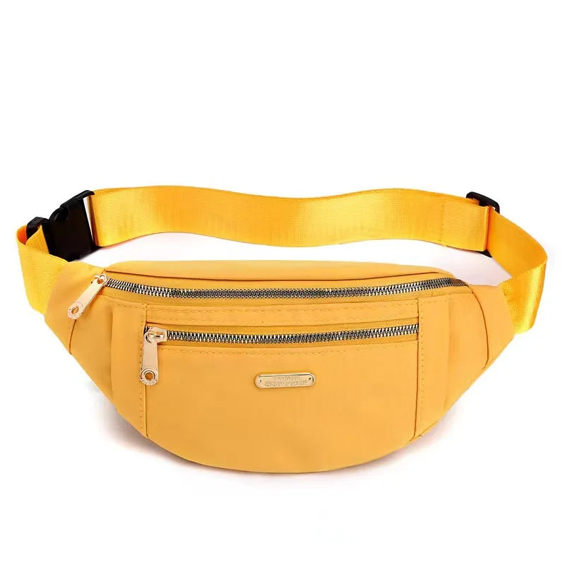 Waterproof Women Waist Bag Crossbody Purse Sport Cash Casual Phone Large