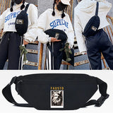 Print Waist Bag Crossbody Outdoor Sports Riding Shoulder Pack