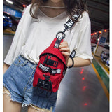 Women Waist Nylon Belt Zipper Waist Bag Casual Chest Bum Bag