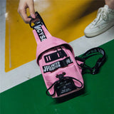 Women Waist Nylon Belt Zipper Waist Bag Casual Chest Bum Bag