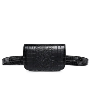 Women Waist Pack PU Leather Belt Waist Bag Phone Case