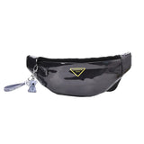 Women Waist Pack PVC Clear Jelly Chest Bag Waterproof Fanny Pack