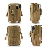 Women Waist Packs Outdoor Survival Molle Pouch Military Tactical Waist Pack Emer