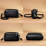 Women Wallets Clutch Bag Leather Small Bags Multi-card Position Compact Diagonal