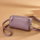 Women Wallets Clutch Bag Leather Small Bags Multi-card Position Compact Diagonal