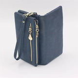 Women Wallets Double Zipper Clutch Purse Portefeuille Handbags