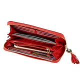 Women Wallets PU Leather Tassel Female Clutch Wallet Purse