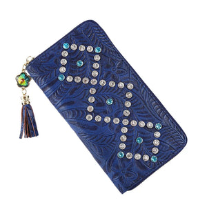 Women Wallets PU Leather Tassel Female Clutch Wallet Purse