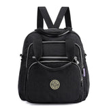 Women Waterproof Nylon Backpack Style Designers Shoulder School Bag