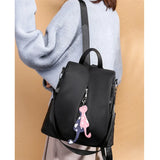 Women Waterproof Oxford Cloth Casual Travel Backpack