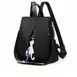 Women Waterproof Oxford Cloth Casual Travel Backpack