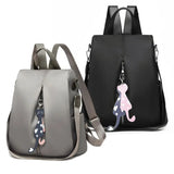 Women Waterproof Oxford Cloth Casual Travel Backpack