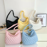 Women Winter Shoulder Bag Large Capacity Quilted Shopper Bag