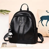 Women's Leather Backpack Travel Rucksack Shoulder Bag