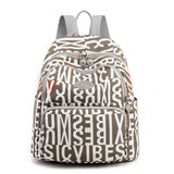 Nylon Women's Backpack for Teen Girls School Travel Handbags