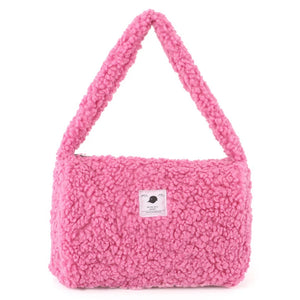 Plush Handbag Faux Fur Underarm Bag