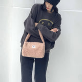 Plush Handbag Faux Fur Underarm Bag