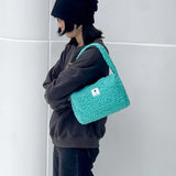 Plush Handbag Faux Fur Underarm Bag