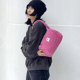 Plush Handbag Faux Fur Underarm Bag