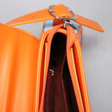 Women's Contrast Trapezoid Shoulder Bag