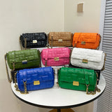 Quilted Shoulder Bag Purse Crossbody Green