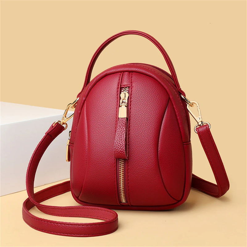 Women's Leather Shoulder Bag Casual Ladies Messenger Bag