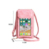 Women's Touch Screen Crossbody Cell Phone Bag Purses Wallet