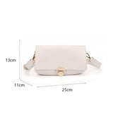 Beige Pu Leather Shoulder Bag for Women Crossbody Purses Handbags