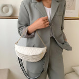 Women's Mini PU Leather Waist Bag Shoulder Handbag