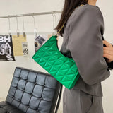 Women's Diamond Pattern Shoulder Bag All-match Tote Bag