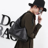 Women's PU Leather Shoulder Bag Casual Large Capacity Tote Purse Handbags