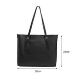 Women's Leather Shoulder Bag Large Capacity Tote Handbags