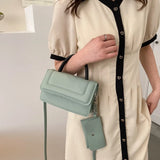 Women's Texture Mini Square Set Handbag