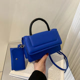 Women's Texture Mini Square Set Handbag