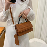 Women's Texture Mini Square Set Handbag