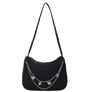 Vintage Chain Small Square Bag Shoulder Bag Ladies Handbag