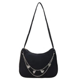 Vintage Chain Small Square Bag Shoulder Bag Ladies Handbag