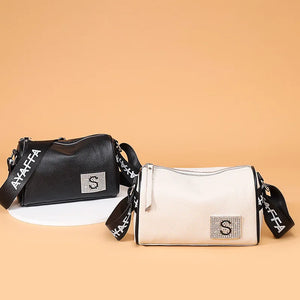 Leather Female Shoulder Bags Messenger bags Vintage Handbag