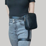 Women's Belt Bag Fanny Pack Motorcycle Leg Bag Outdoor Hiking Waist Bags