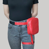 Women's Belt Bag Fanny Pack Motorcycle Leg Bag Outdoor Hiking Waist Bags