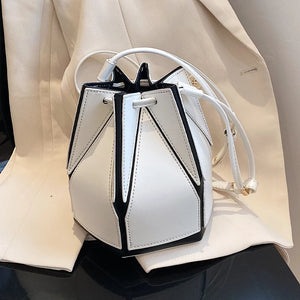 Women's Bucket Shoulder Bag Drawstring Handbag Crossbody Bags