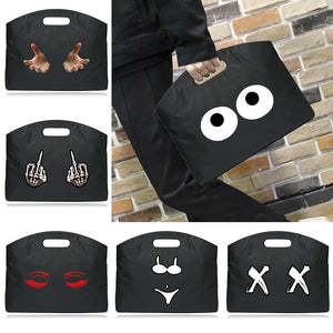 Women's Computer Briefcase Business Bag Chest Pattern Clutch
