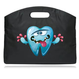 Women's Computer Business Briefcase Bag Teeth Pattern Clutch Bag