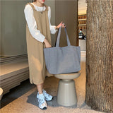 Women's Plaid Shoulder Bag Large Capacity Handbag