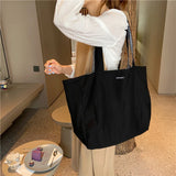 Women's Plaid Shoulder Bag Large Capacity Handbag
